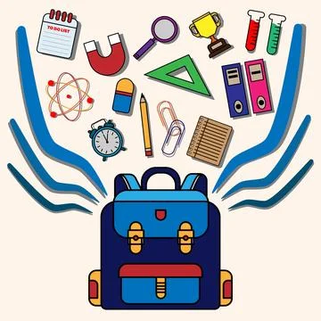 Back to School Element Stock Illustration