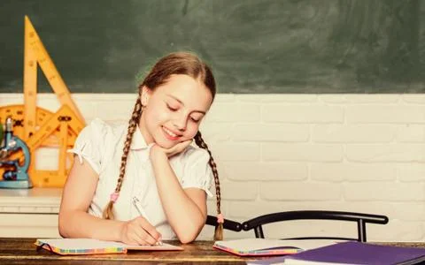 Back to school on first of september. Hooked on learning. Accelerating into Stock Photos