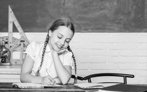 Back to school on first of september. Hooked on learning. Accelerating into Stock Photos
