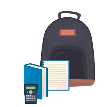 Back to school flat design Stockillustratie