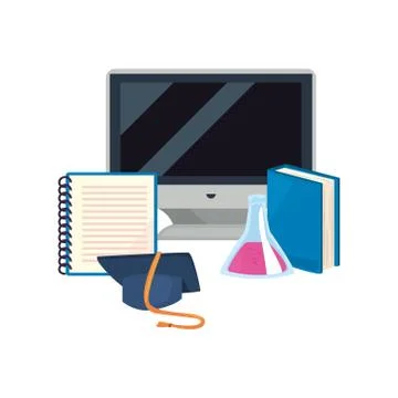 Back to school flat design 스톡 일러스트