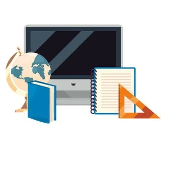 Back to school flat design イラスト素材