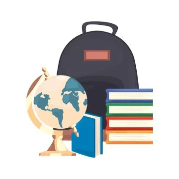 Back to school flat design イラスト素材