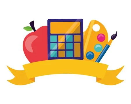Back to school flat design イラスト素材