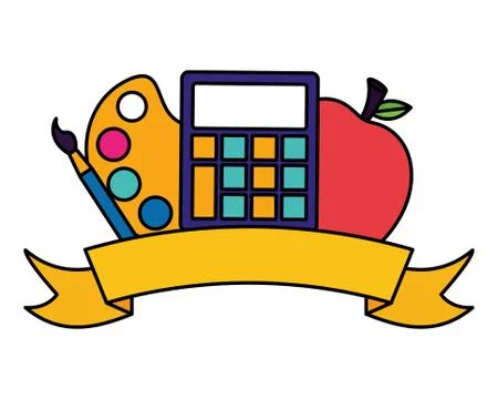 Back to school flat design イラスト素材