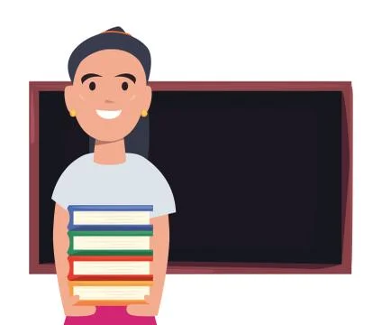 Back to school flat design 스톡 일러스트