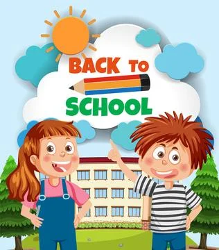 Back to School Fun Ilustración de archivo