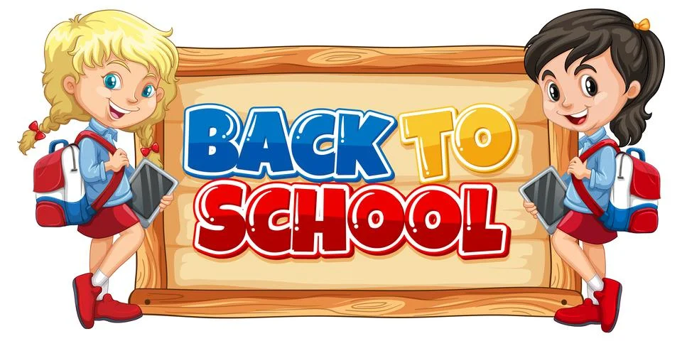 Back to School Fun Stock Illustration