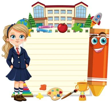 Back to School Fun Ilustración de archivo