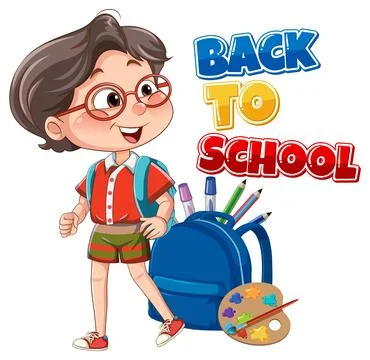 Back to School Fun Stock Illustration
