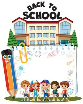 Back to School Fun Ilustración de archivo