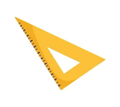 Back to school geometric object triangle ruler icon イラスト素材