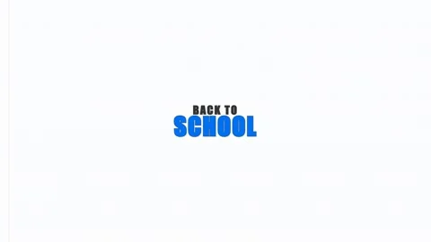 "Back to School" Graphic Element 库存影片 334946097