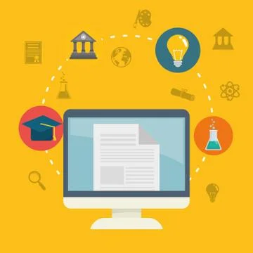 Back to school graphic Stockillustratie