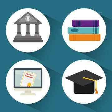 Back to school graphic Illustrazione stock