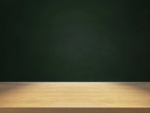 Back to school green blackboard background Stock Illustration