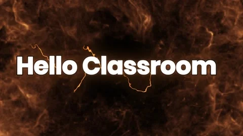 Back to school greeting with fiery explosion text overlay for educational Видео 347344823