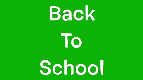 Back to School Hand Drawn Doodle Animation | Green Screen School Clipart Stock Footage 314506377