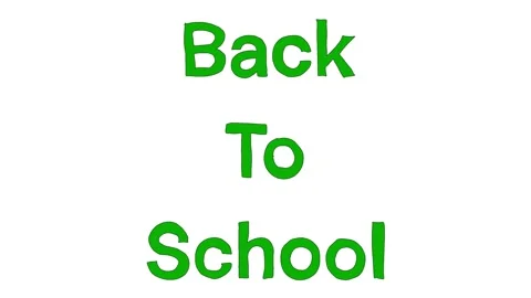 Back to School Hand Drawn Doodle Animation | Green Screen School Clipart 動画素材 314506383