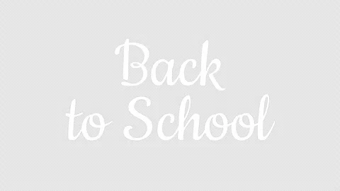 Back to school handwritten text animation calligraphy alpha channel video Stock Footage 314664807