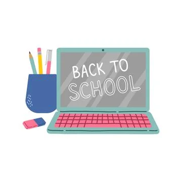 Back to school home education vector illustration Stock Illustration