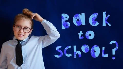 Back to school horizontal banner 스톡 사진