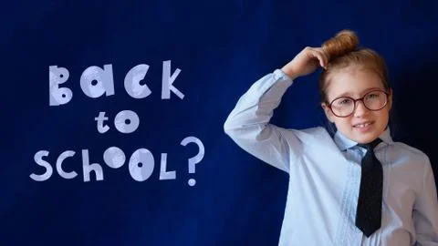 Back to school horizontal banner 库存照片