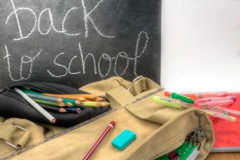 Back to school horizontal Stock Photos