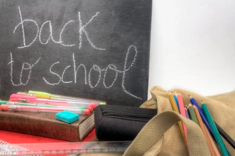 Back to school horizontal Stock Photos