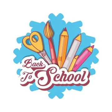 Back to school icon Stock Illustration