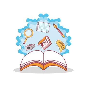Back to school icon Stock Illustration