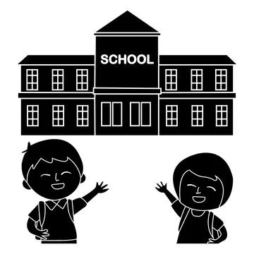 Back to school icon Ilustración de archivo