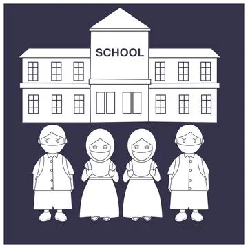Back to school icon Ilustración de archivo