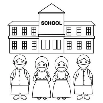 Back to school icon Ilustración de archivo