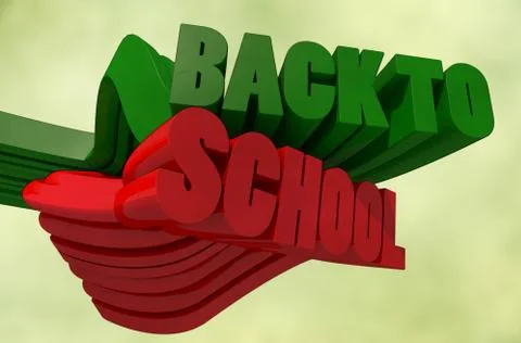 Back to school Stock-Illustration