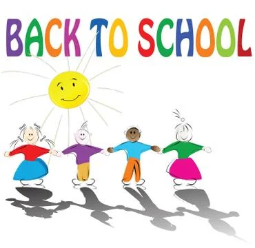 Back to school Illustrazione stock