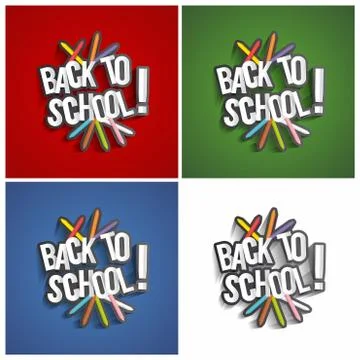 Back To School Stock Illustration