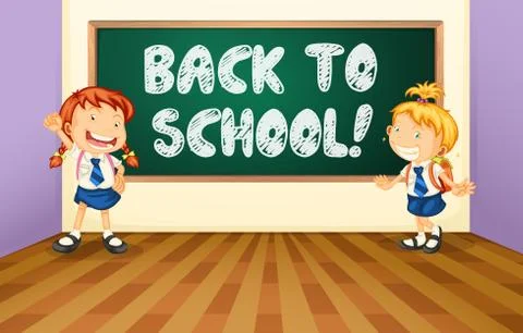 Back to school Illustrazione stock