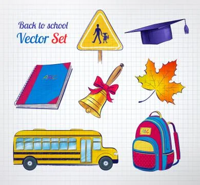 Back to school Stock Illustration