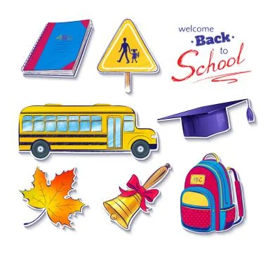 Back to school Stock Illustration