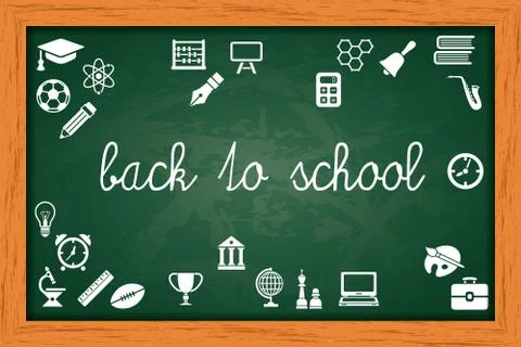 Back to school Illustrazione stock