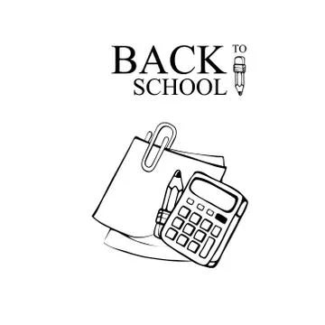 Back to school Stock-Illustration