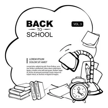 Back to school Stock-Illustration