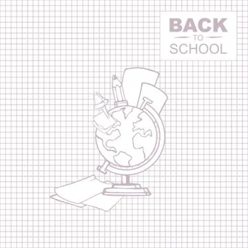 Back to school Stockillustratie