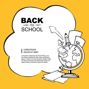 Back to school Stockillustratie