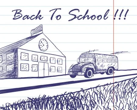 Back to school Illustrazione stock