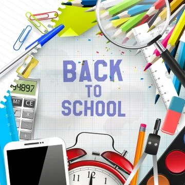 Back To School Illustrazione stock