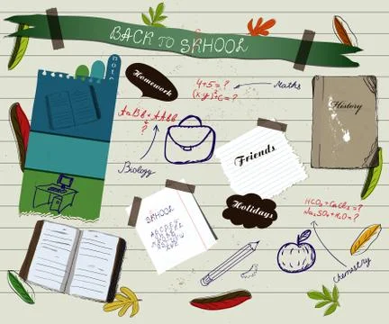 Back to school Stock Illustration