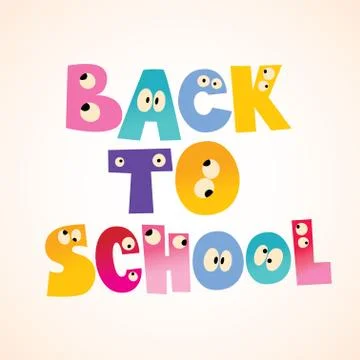 Back to school Stock-Illustration