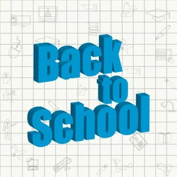 Back to School Illustrazione stock